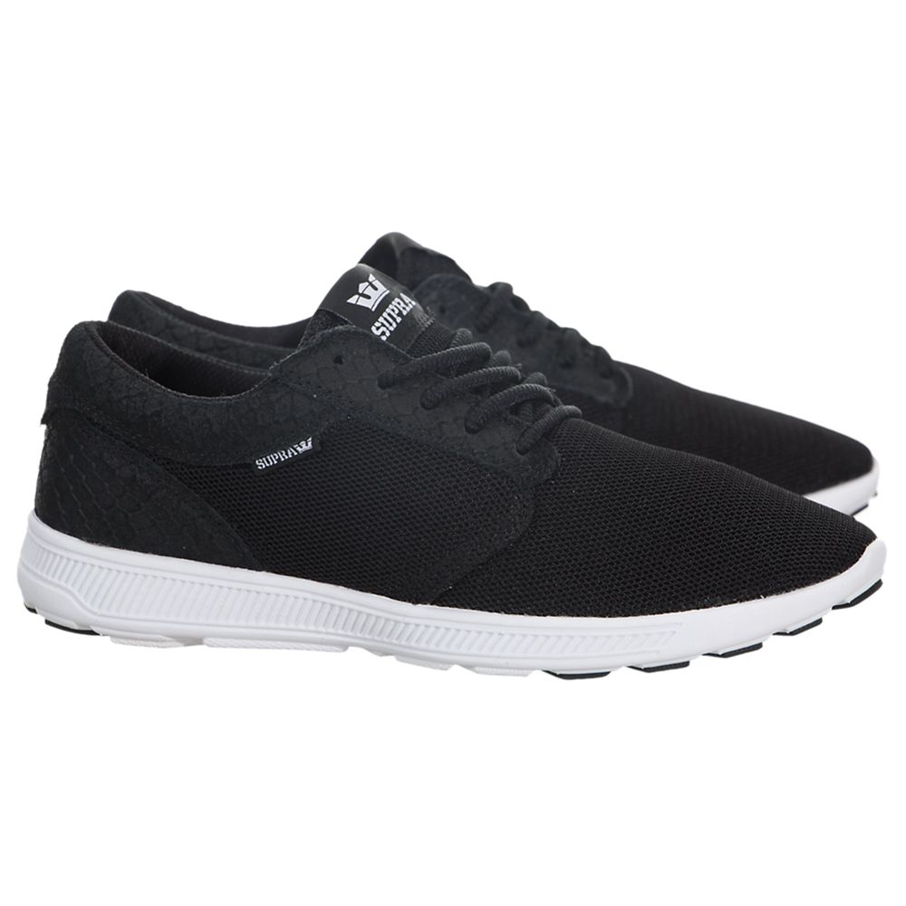 Chaussures Running Supra Hammer Run Noir Black/White Homme | TOA-77750445